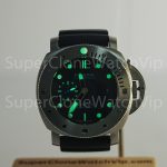 Panerai Submersible PAM00973 Steel Black Dial Brushed Steel Bezel Black Rubber Strap 42mm Replica Watches - 2-244-scaled