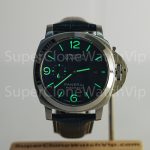Panerai Luminor Marina PAM01313 Steel Blue Sunray Dial Polished Bezel Dark Blue Alligator Leather Strap 44mm Replica Watches - 2-249-scaled