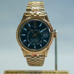 Rolex-Sky-Dweller-326235-Blue-Green-Dial-Rose-Gold-42mm Super Clone Watches Replica Watches - 2-258-scaled