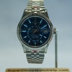 Rolex-Sky-Dweller-326934-Bright-Blue-Dial-Steel-42mm Super Clone Watches Replica Watches - 2-263-scaled