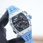 Richard Mille RM 35-03 Rafael Nadal Butterfly Rotor White Quartz TPT Blue Rubber Strap 49mm Replica Watch - 3-102-scaled