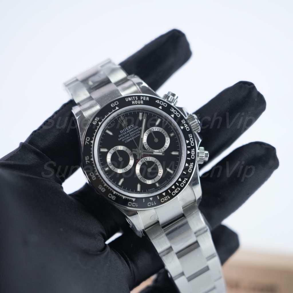 Rolex Cosmograph Daytona 126500LN Steel Model Black Dial Ceramic Bezel Oyster Bracelet 40mm Replica Watch - 3-124-scaled