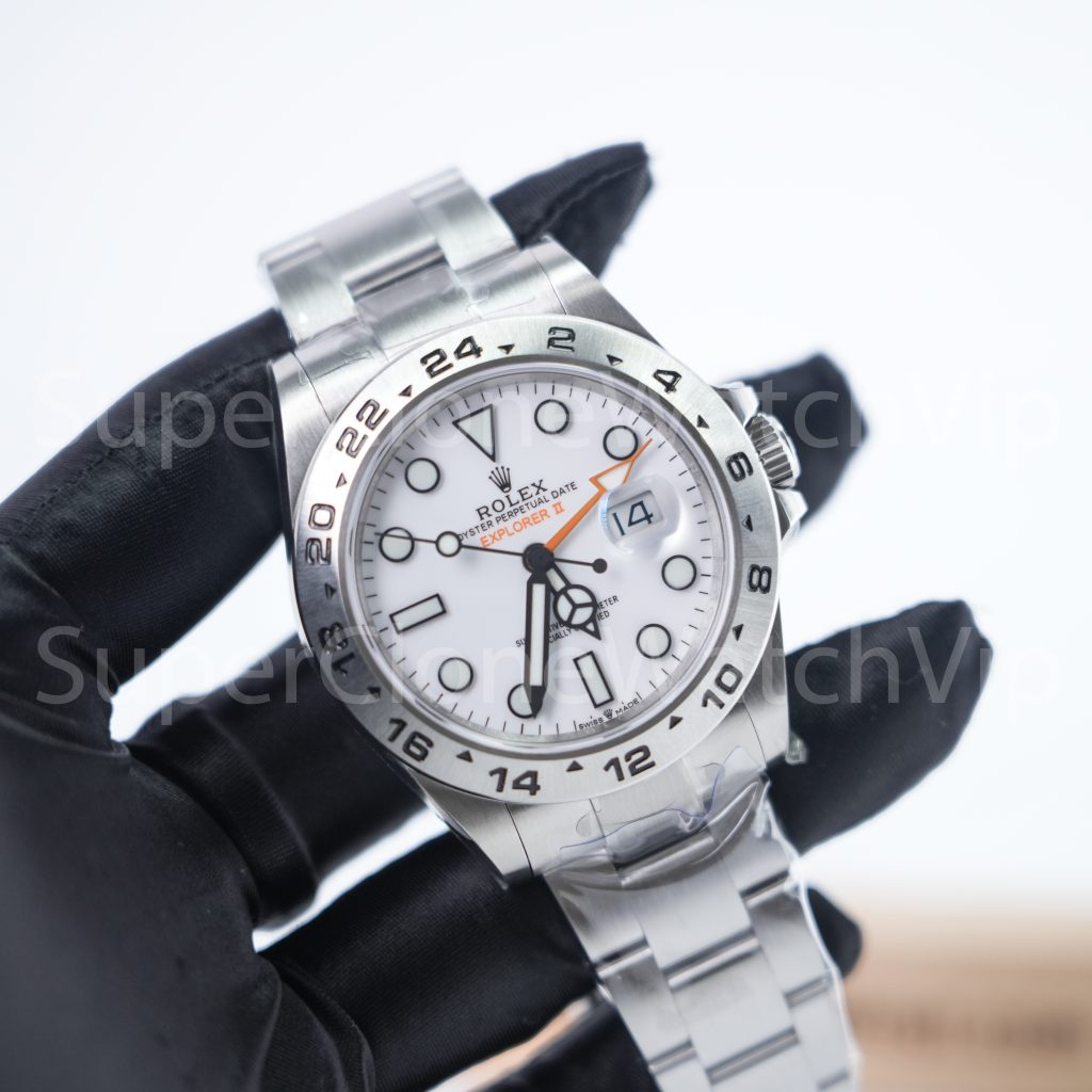 Rolex Explorer II 226570 White Dial Steel 42mm Replica Watch - 3-149-scaled