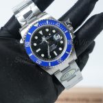 Rolex-Submariner-126610LB-Black-Dial-Blue-Bezel-Steel-41mm Replica Watches - 3-159-scaled