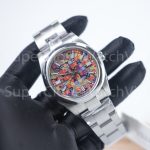 Rolex Oyster Perpetual 36 126000 Celebration Motif Dial Steel Oyster Bracelet 36mm Replica Watch - 3-181-scaled