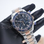 Omega Seamaster Planet Ocean 600M Chronograph Two-Tone Rose Gold Blue Dial Blue Ceramic Bezel Two-Tone Bracelet 45.5mm Replica Watches - 3-190-scaled