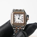 Cartier Panthère Two-Tone Rose Gold White Dial Two-Tone Rose Gold Bracelet 22x30mm Replica Watches - 3-220-scaled