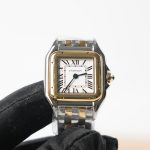 Cartier Panthère Two-Tone White Dial Two-Tone Bracelet 22x30mm Replica Watches - 3-222-scaled