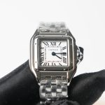 Cartier Panthère Steel Model White Dial Steel Bracelet 22x30mm Replica Watches - 3-229-scaled