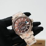 Rolex-Sky-Dweller-326235-Coffee-Dial-Rose-Gold-42mm Super Clone Watches Replica Watches - 3-258-scaled