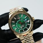 Rolex-Sky-Dweller-326238-Forest-Green-Dial-Yellow-Gold-42mm Super Clone Watches Replica Watches - 3-261-scaled