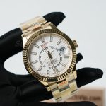 Rolex-Sky-Dweller-336239-White-Dial-Yellow-Gold-42mm Super Clone Watches Replica Watches - 3-264-scaled