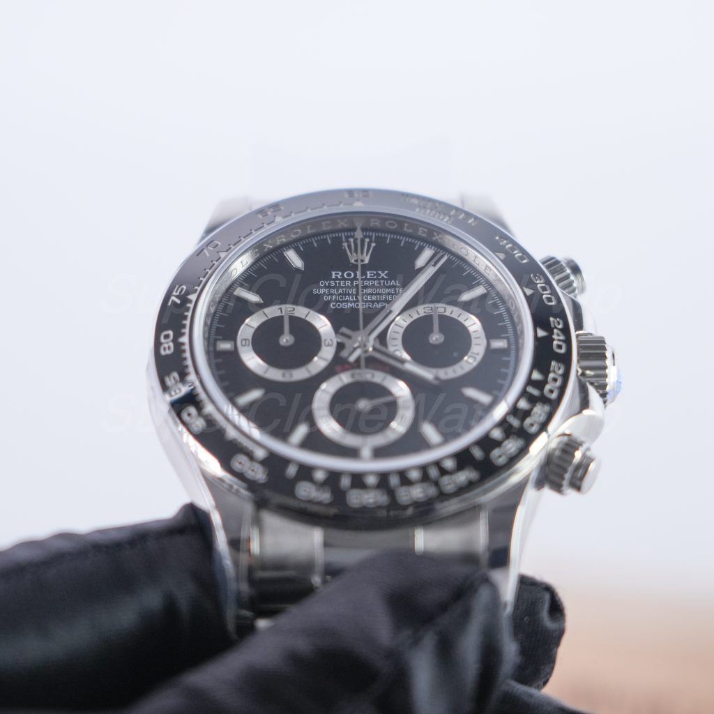 Rolex Cosmograph Daytona 126500LN Steel Model Black Dial Ceramic Bezel Oyster Bracelet 40mm Replica Watch - 4-123-scaled