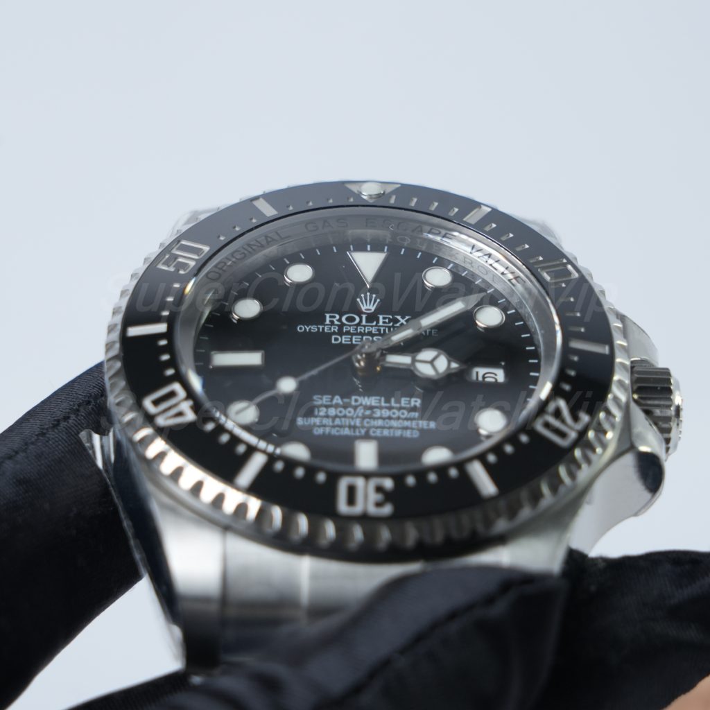 Rolex Deepsea 126660 904L Steel Black Dial Black Ceramic Bezel Oyster Bracelet 44mm Replica Watch - 图片ID_7022