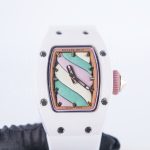 Richard Mille RM 07-03 Bonbon Steel Marshmallow Dial Steel Bezel White Rubber Strap 31mm Replica Watch - 4-171-scaled