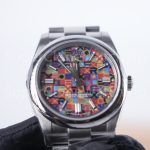 Rolex Oyster Perpetual 36 126000 Celebration Motif Dial Steel Oyster Bracelet 36mm Replica Watch - 4-178-scaled