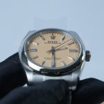 Rolex Oyster Perpetual Steel Model Light Brown Dial Oyster Bracelet 36mm Replica Watch - 4-183-scaled