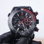 Omega Seamaster Planet Ocean 600M Chronograph "Deep Black" Volvo Ocean Race Limited Edition Black-Red Ceramic Bezel Black Steel Bracelet 45.5mm Replica Watches - 4-191-scaled