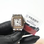 Cartier Panthère Two-Tone Rose Gold White Dial Two-Tone Rose Gold Bracelet 22x30mm Replica Watches - 4-218-scaled