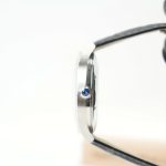 Cartier Drive de Cartier Steel Model Silver Dial Black Alligator Leather Strap 40mm Replica Watches - 4-219-scaled