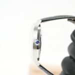 Cartier Drive de Cartier Steel Model Blue Dial Black Alligator Leather Strap 40mm Replica Watches - 4-228-scaled