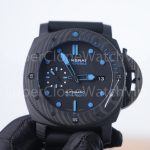 Panerai Submersible PAM01616 Carbotech Black Dial Carbon Fiber Dive Bezel Black Rubber Strap 47mm Replica Watches - 4-240-scaled