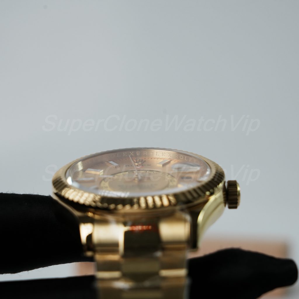 Rolex-Sky-Dweller-326238-Gold-Dial-Yellow-Gold-42mm Super Clone Watches Replica Watches - 4-250-scaled