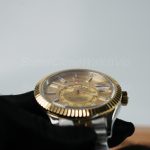 Rolex-Sky-Dweller-326933-Gold-Dial-Steel-Gold-42mm Super Clone Watches Replica Watches - 4-251-scaled