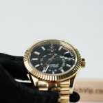Rolex-Sky-Dweller-326238-Black-Dial-Yellow-Gold-42mm Super Clone Watches Replica Watches - 4-252-scaled