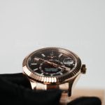 Rolex-Sky-Dweller-326235-Coffee-Dial-Rose-Gold-42mm Super Clone Watches Replica Watches - 4-254-scaled