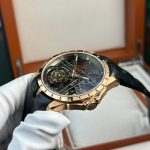Roger Dubuis Excalibur RDDBEX0836 18K Rose Gold Skeleton Dial Rose Gold Bezel Black Rubber Strap 42mm Replica Watches - 5-201