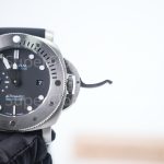 Panerai Submersible PAM00973 Steel Black Dial Brushed Steel Bezel Black Rubber Strap 42mm Replica Watches - 5-239-scaled