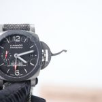 Panerai Luminor Luna Rossa GMT PAM01096 Titanium Scafotech Dial Carbotech Bezel Grey Fabric Strap 42mm Replica Watches - 5-243-scaled