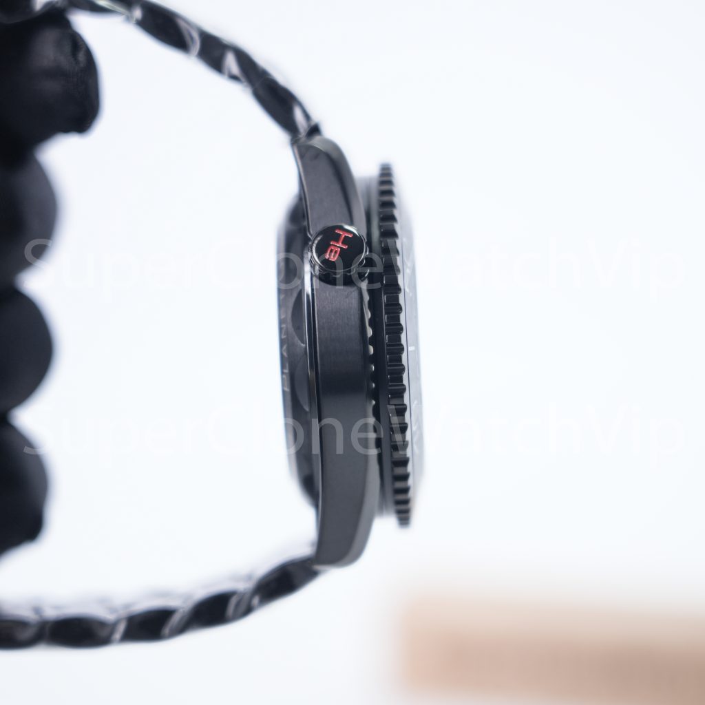 Omega Seamaster Planet Ocean 600M Chronograph "Deep Black" Volvo Ocean Race Limited Edition Black-Red Ceramic Bezel Black Steel Bracelet 45.5mm Replica Watches - 6-195-scaled