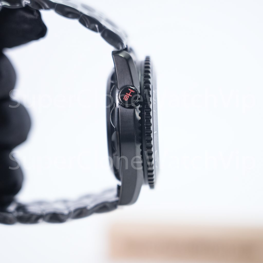 Omega Seamaster Planet Ocean 600M Chronograph "Deep Black" Black-Orange Ceramic Bezel Black Steel Bracelet 45.5mm Replica Watches - 6-196-scaled