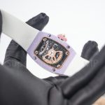 Richard Mille RM 07-03 Bonbon Steel Marshmallow Dial Steel Bezel White Rubber Strap 31mm Replica Watch - 7-170-scaled