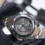 Omega Seamaster Planet Ocean 600M Chronograph Two-Tone Rose Gold Blue Dial Blue Ceramic Bezel Two-Tone Bracelet 45.5mm Replica Watches - 7-187-scaled