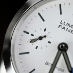 Panerai Luminor BiTempo PAM01367 Steel Model White Dial Black Alligator Leather Strap 44mm Replica Watches - 7-202
