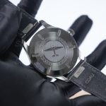 IWC Pilot's Watch Automatic TOP GUN Steel Model Black Dial Black Leather Strap 41mm Replica Watches - 7-203-scaled