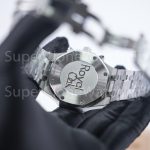 Audemars Piguet Royal Oak Chronograph 26315ST Steel Model Silver Grande Tapisserie Dial Blue Sub-dials Steel Bracelet 38mm Replica Watch - 7-227-scaled