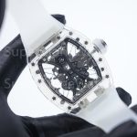Richard Mille RM 53-02 Sapphire Case Skeleton Dial White Rubber Strap 49mm Replica Watch - 7-98-scaled