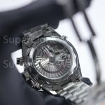 Omega Seamaster Planet Ocean 600M Chronograph Steel Model Black Dial Black Ceramic Bezel Steel Bracelet 45.5mm Replica Watches - 8-187-scaled