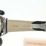 Cartier Drive de Cartier Steel Model Silver Dial Black Alligator Leather Strap 40mm Replica Watches - 8-213-scaled
