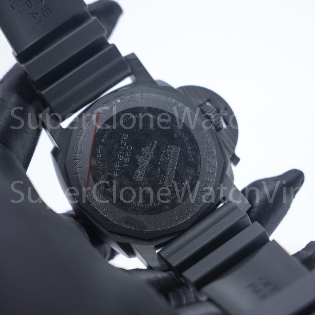 Panerai Submersible PAM01616 Carbotech Black Dial Carbon Fiber Dive Bezel Black Rubber Strap 47mm Replica Watches - 8-236-scaled