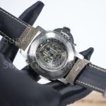 Panerai Luminor Marina PAM01314 Steel Model White Dial Brown Leather Strap 44mm Replica Watches - 8-244-scaled