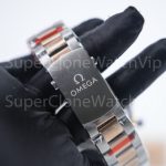 Omega Seamaster Planet Ocean 600M Chronograph Two-Tone Rose Gold Blue Dial Blue Ceramic Bezel Two-Tone Bracelet 45.5mm Replica Watches - 9-165-scaled