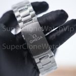 Omega Seamaster Planet Ocean 600M Chronograph Steel Model Black Dial Black-Orange Ceramic Bezel Steel Bracelet 45.5mm Replica Watches - 9-167-scaled