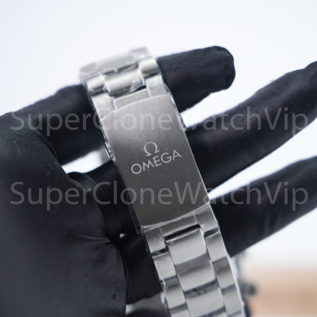 Omega Seamaster Planet Ocean 600M Chronograph Steel Model Black Dial Black Ceramic Bezel Steel Bracelet 45.5mm Replica Watches - 9-168-scaled
