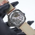 Panerai Luminor Marina PAM00111 Steel Black Dial Brown Leather Strap 44mm Replica Watches - 9-214-scaled