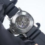Panerai Submersible PAM00973 Steel Black Dial Brushed Steel Bezel Black Rubber Strap 42mm Replica Watches - 9-215-scaled